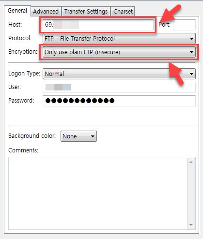 Bluehost FTP server access