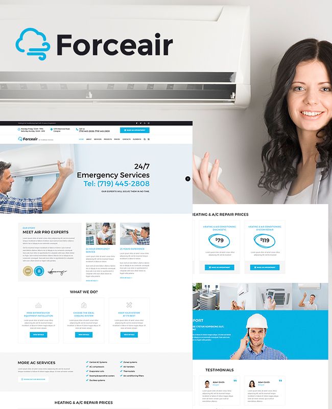 Air Conditioner Services WP Theme