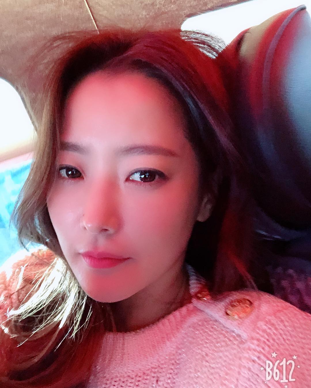 Kim Hee-seon, a Korean actress, selfie