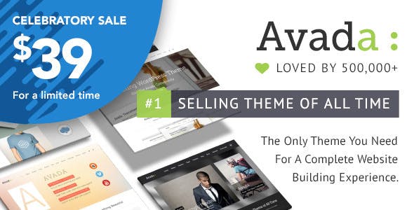 WordPress Avada Theme on Sale