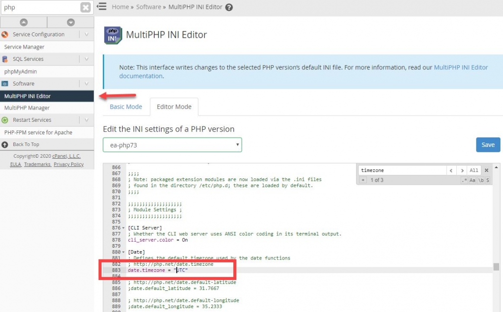 Edit PHP.ini in Bluehost