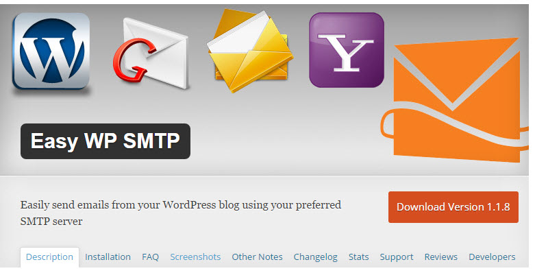 簡単なWP SMTP WordPress プラグイン