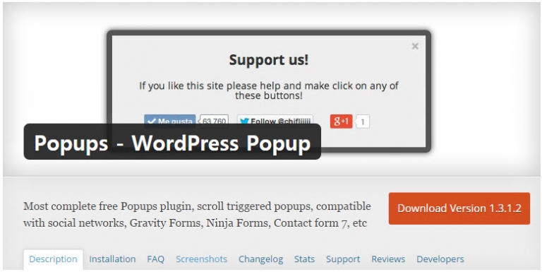 複数のポップアップウィンドウを浮かせことができる WordPress ポップアッププラグイン