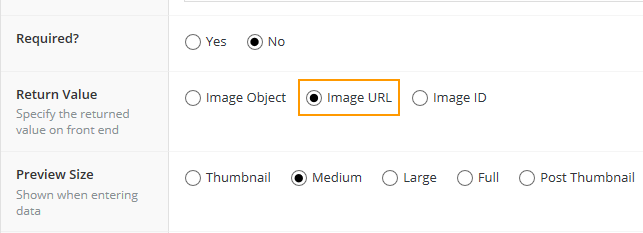 Add image custom field in WordPress Custom Fields
