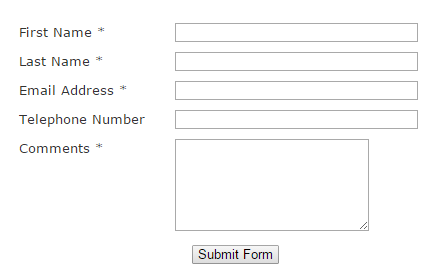 Example Contact Form