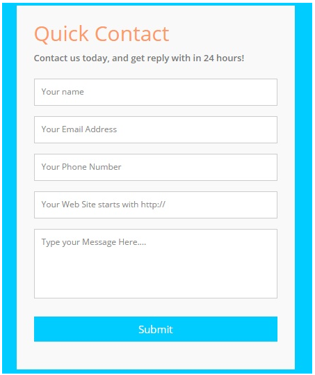 Nice Contact Form
