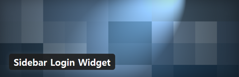 워드프레스 사이드바 로그인 위젯 - Sidebar Login Widget