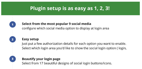 Social Login  -  Easy Setup