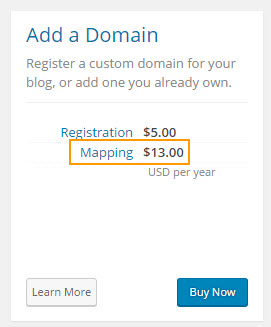 Add a Domain加入型 WordPress ドメインの追加