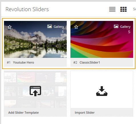 Revolution Slider Templtes - 레볼루션 슬라이더 템플릿 다운로드