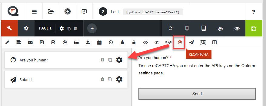 Contact Form 7 / QuformでreCAPTCHAを使用する7