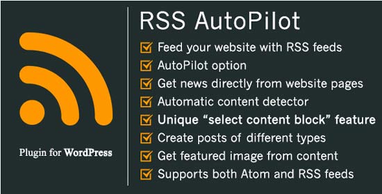 RSS AutoPilot - unique content extractor 플러그인