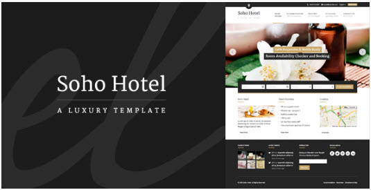 Soho Hotel  -  WordPress 旅行予約のテーマ