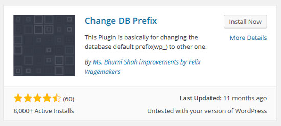 WordPress DB Prefix一括変更する
