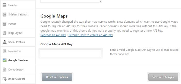 [워드프레스] Enfold 테마 업데이트 - Google Maps API 키 문제 해결