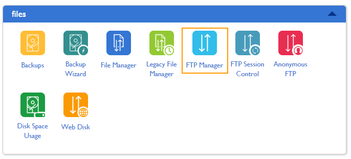 Create an FTP account in Bluehost