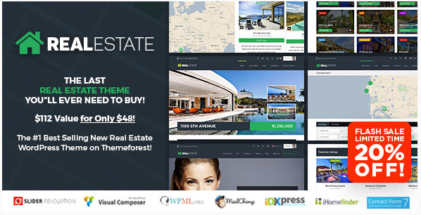 Real estate WordPress theme