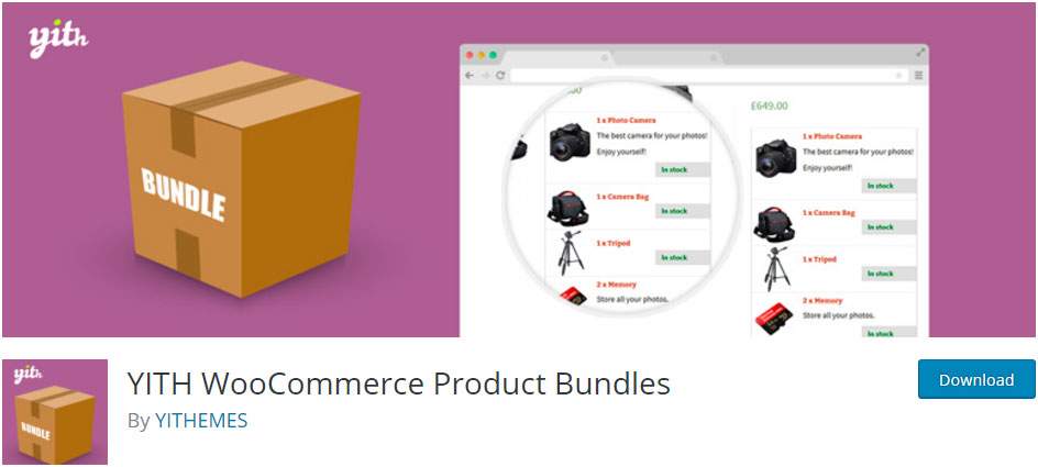 YITH WooCommerce Product Bundlesプラグイン