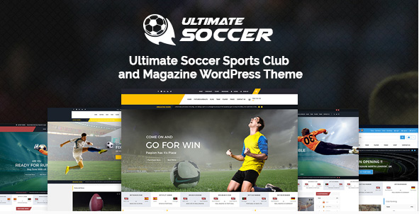 Ultimate Soccer - 스포츠 클럽 및 축구 뉴스 매거진 워드프레스 테마