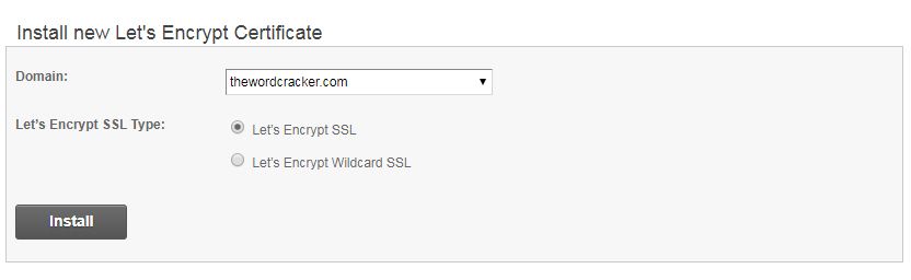 와일드카드 SSL 인증서 설치하기