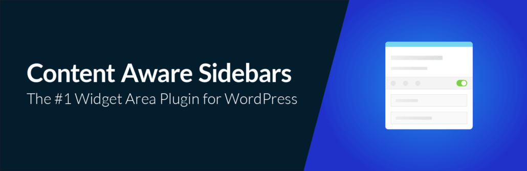 WordPress サイドバープラグイン Content Aware Sidebars