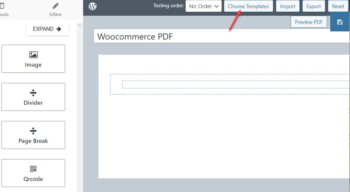 WooCommerce PDF請求書テンプレートを読み込む