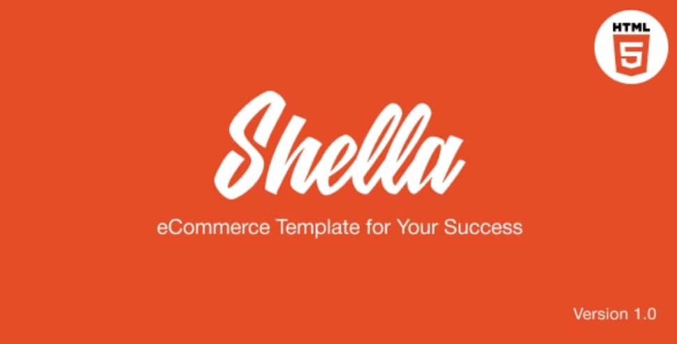 전자상거래 다목적 반응형 HTML 템플릿 - Shella