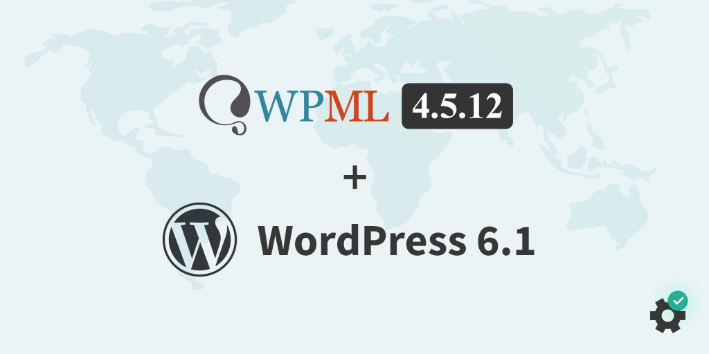 워드프레스 6.1로 업데이트하기 전에 WPML을 먼저 업데이트하세요