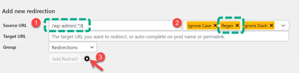 WordPress Redirectionプラグインを使用してリダイレクトを設定する：特定のフォルダを除外する