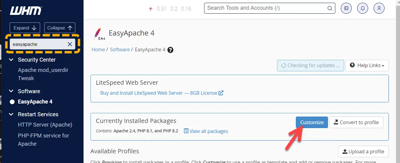 Bluehost VPS - How to add PHP 8.2