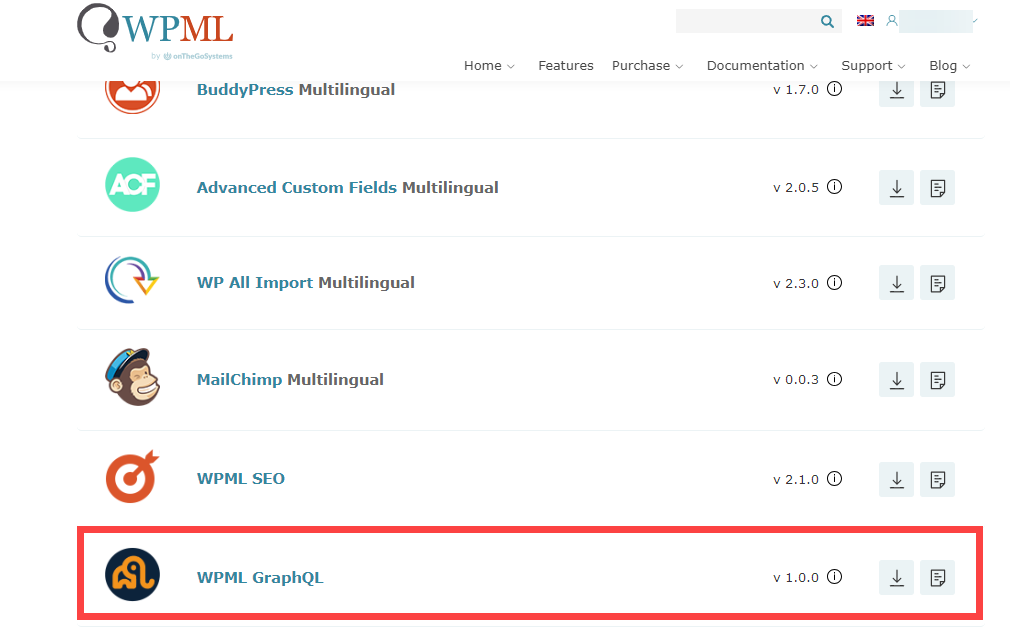 ヘッドレス多言語 WordPress 構築 - WPML GraphQLのダウンロード