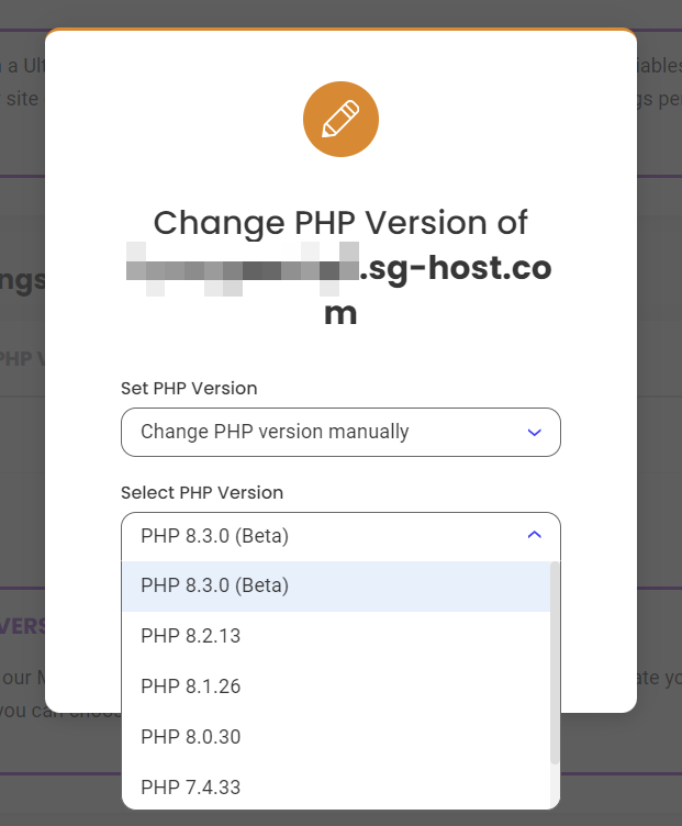사이트그라운드 해외 호스팅 PHP 8.3