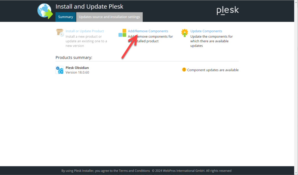 Plesk(플레스크) 패널에서 PHP 버전 추가, 제거, 변경 방법 9
